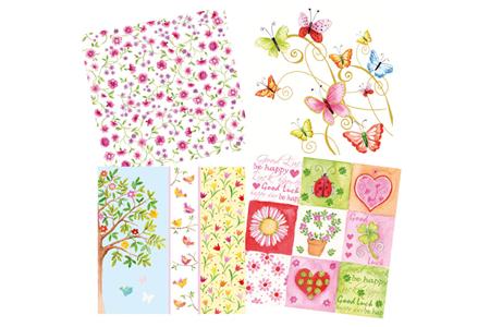 Set de 12 serviettes "Bucolique"