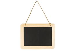 Ardoise rectangle à suspendre (avec corde) 