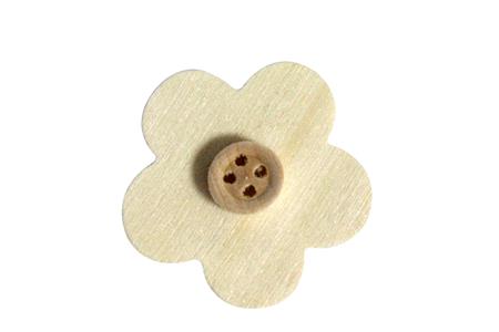 8 embellissements fleurs boutons 3 cm