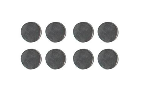 Aimants forts aspect métal, 10 mm, 8 pcs