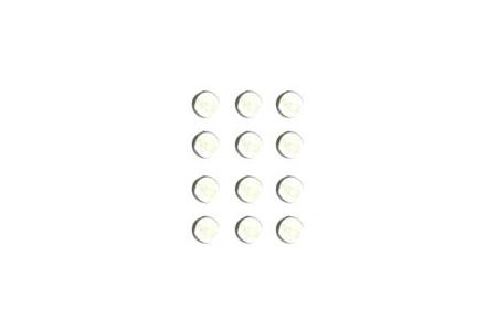 Aimants forts aspect métal, 5 mm, 12 pcs