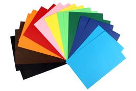 10 feuilles papier couleur A4 220 grs -10 couleurs