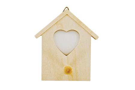Porte torchons nichoirs coeur 10x4.5x11 cm