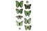 8 stichers 3D papillon 