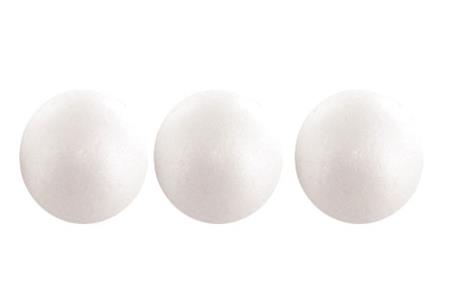 Boule Styropor diam 80 mm pack 3 pcs