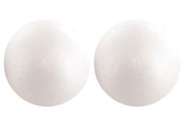 Boule styropor diam 100 mm pack 2 pcs