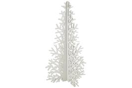 Sapin bois blanc épines en 2 parties à emboiter 31x16 cm, épaisseur 2 mm