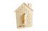 Maison en bois calendrier de l'avent H 42 x L 27 x 6.5 cm