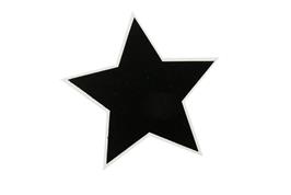 Ardoise à poser forme étoile liseré blanc 15 cm