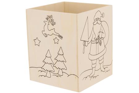 Pot coloriage Père -Noël