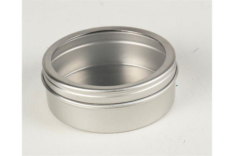 Boîte ronde en métal couvercle transparent - diam. 7,5 x 2,8 cm :  Suspensions et déco : LE METAL : NOËL : Inneo