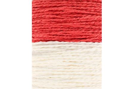 Corde en papier rouge et blanc - diam 0,2 x 13,7 m pour chaque couleur