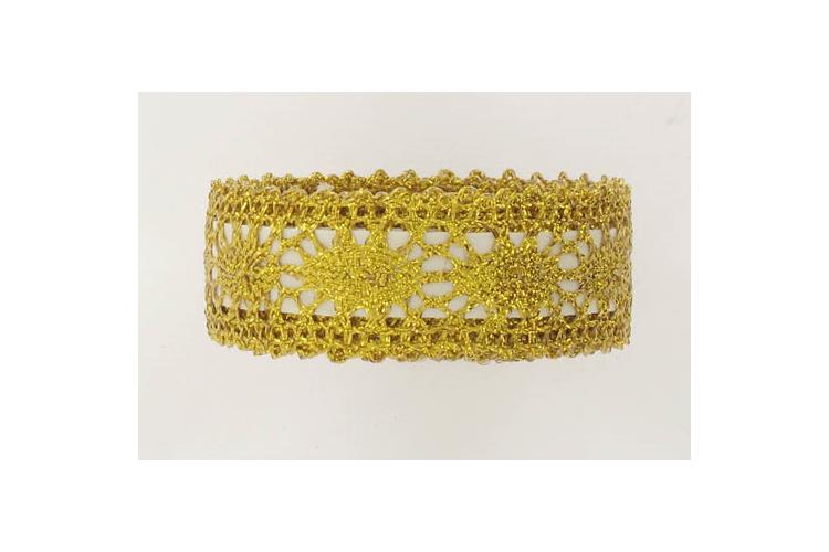 Ruban Dentelle Autocollant Vintage Beige - Lot De 6 Rouleaux (10,8 M) - Pour Mariage, Scrapbooking, Décoration