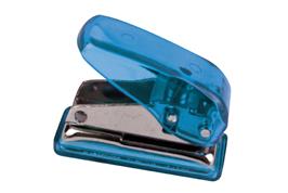 Mini perforatrice bleu transparent - découpe rond diam. 0.5 mm