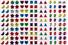 140 stickers strass 