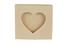 4 pinces en bois mini cadre photo découpe coeur 