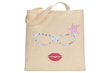 Tote bag en coton naturel 38 x 42 cm