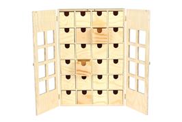 Calendrier de l'avent armoire 34.5x23.5x6 cm