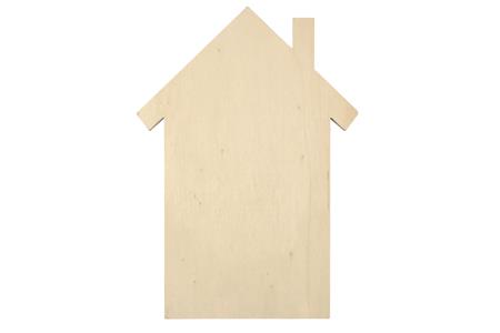 Planche forme maison 23.8x17x0.8 cm