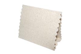 Marque place en coton naturel 8x7 cm - 4 pcs