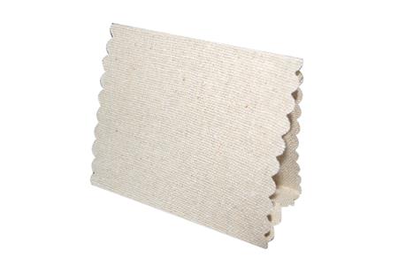 Marque place en coton naturel 8x7 cm - 4 pcs