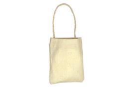 Sacs en coton naturel avec cordelette, 10.5x8.5 cm - 24 pcs