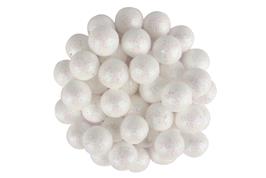 Billes de mousse pailletées 1.5 cm -50 pcs