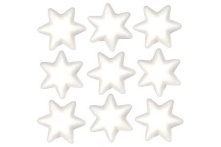 Etoiles styropor 5 cm -9 pcs