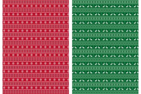 Feuilles A4 washi paper autocollantes rouge, vert - 2 feuilles