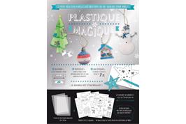 Plastique magique translucide 3 feuilles - thème Noël 