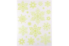 Stickers vitrostatiques phosphorescents, 3.5 à 15 cm - 22 pcs