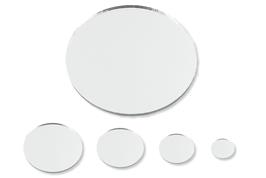 Set de 8 miroirs ronds auto-adhésifs en acrylique, tailles assorties