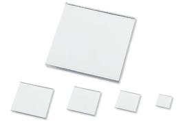 Set de 8 miroirs carrés auto-adhésifs en acrylique, tailles assorties 