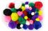 Set de 48 pompons couleurs et tailles assorties