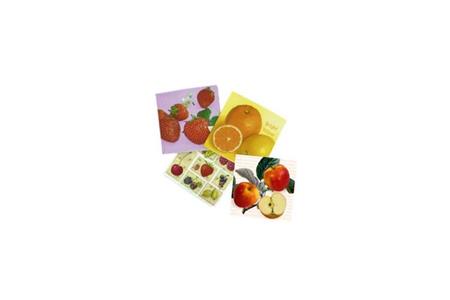 Set de 12 serviettes "Fruits"