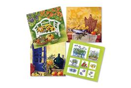 Set de 12 serviettes "Le Jardin"