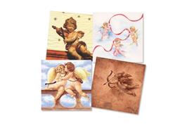 Set de 12 serviettes "Anges"