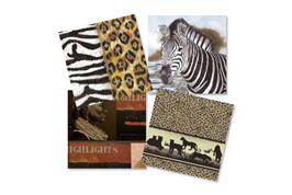 Set de 12 serviettes "Afrique"