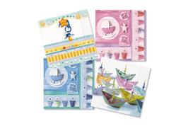 Set de 12 serviettes "Naissance"