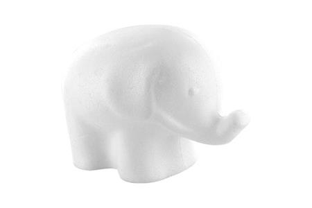 Eléphant en polystyrène 10 cm