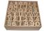 Lettres et chiffres en bois médium