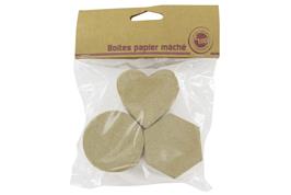 3 Boites Ronde, Hexagone, Coeur