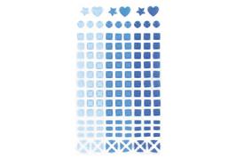 Stickers Cristal Bleu