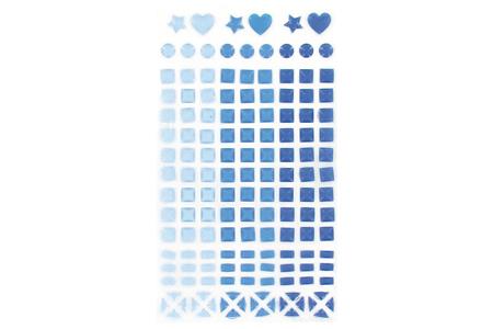 Stickers Cristal Bleu