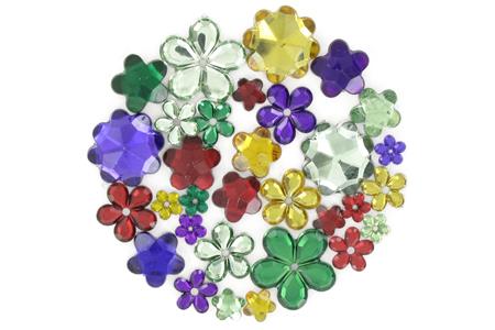 Méga Pack de Strass Fleurs Multicoloes