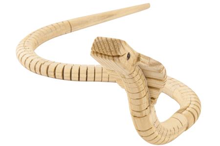 Cobra en bois Articulé