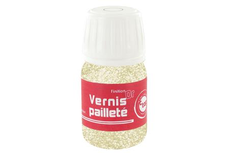 Vernis pailleté or flacon 60 ml