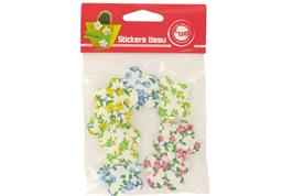 Fleurs 3,5 cm tissus assortis Liberty, 4 couleurs 8 pièces