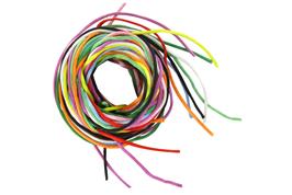 10 cordelettes rondes en satin 2 m chacunes, couleurs assorties