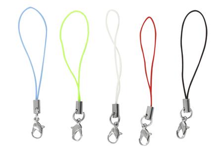 10 attaches gri-gri 5 cm multicolores